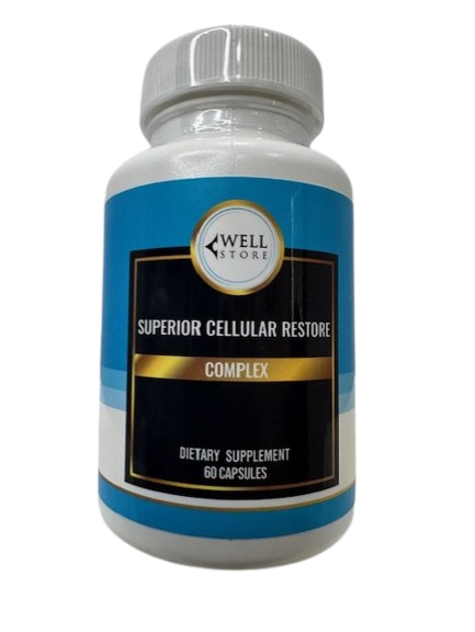 Superior Cellular Restore Complex 60 capsules bottle front label
