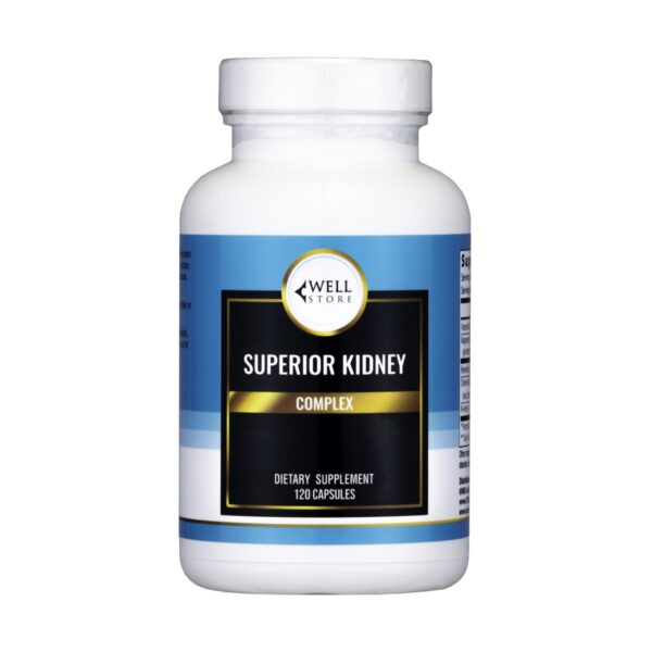Superior Kidney Complex 120 capsules bottle front label